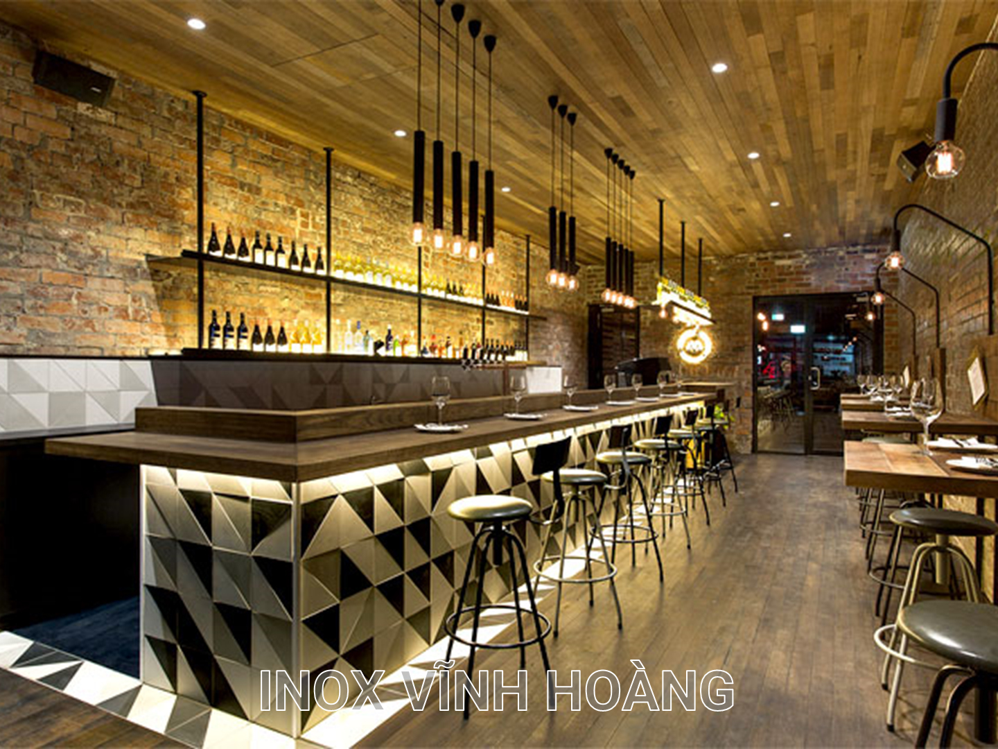 Mẫu thiết kế quán Pub 202001 đẹp lung linh cực chất